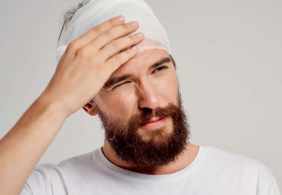 head accident