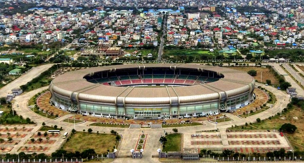 စမန္တလေးမြို့၏ (၈) ခုမြောက် ကိုဗစ်လူနာ ကုသရေး စင်တာ ဖြစ်လာမည့် မန္တလာသီရိ အားကစားကွင်း