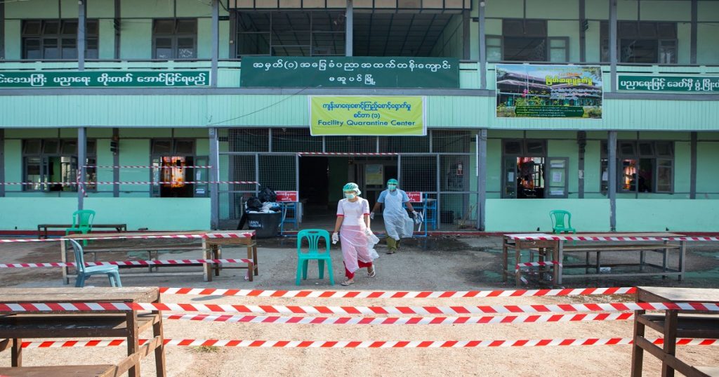 စကိုဗစ်ရောဂါပိုးလျော့ကျလာ၍ မန္တလေးမြို့ရှိ ကွာရန်တင်းစင်တာအချို့ပိတ်သိမ်း